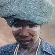 Tembu woman, face paint